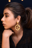 PASSIONATELY TIMELESS CHANEL 18K GOLD PLATED EARRING